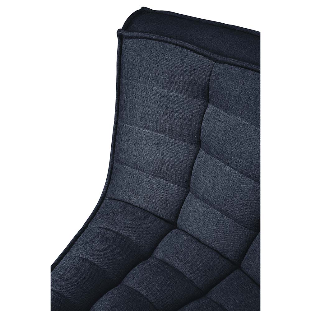 N701 45 Degree Round Corner Modular Sofa - Graphite