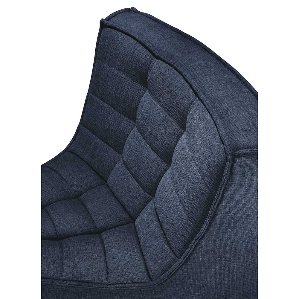 N701 45 Degree Round Corner Modular Sofa - Graphite