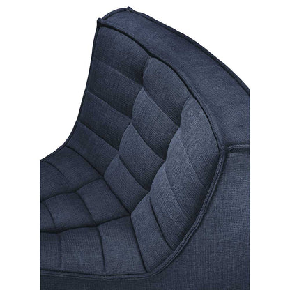 N701 45 Degree Round Corner Modular Sofa - Graphite