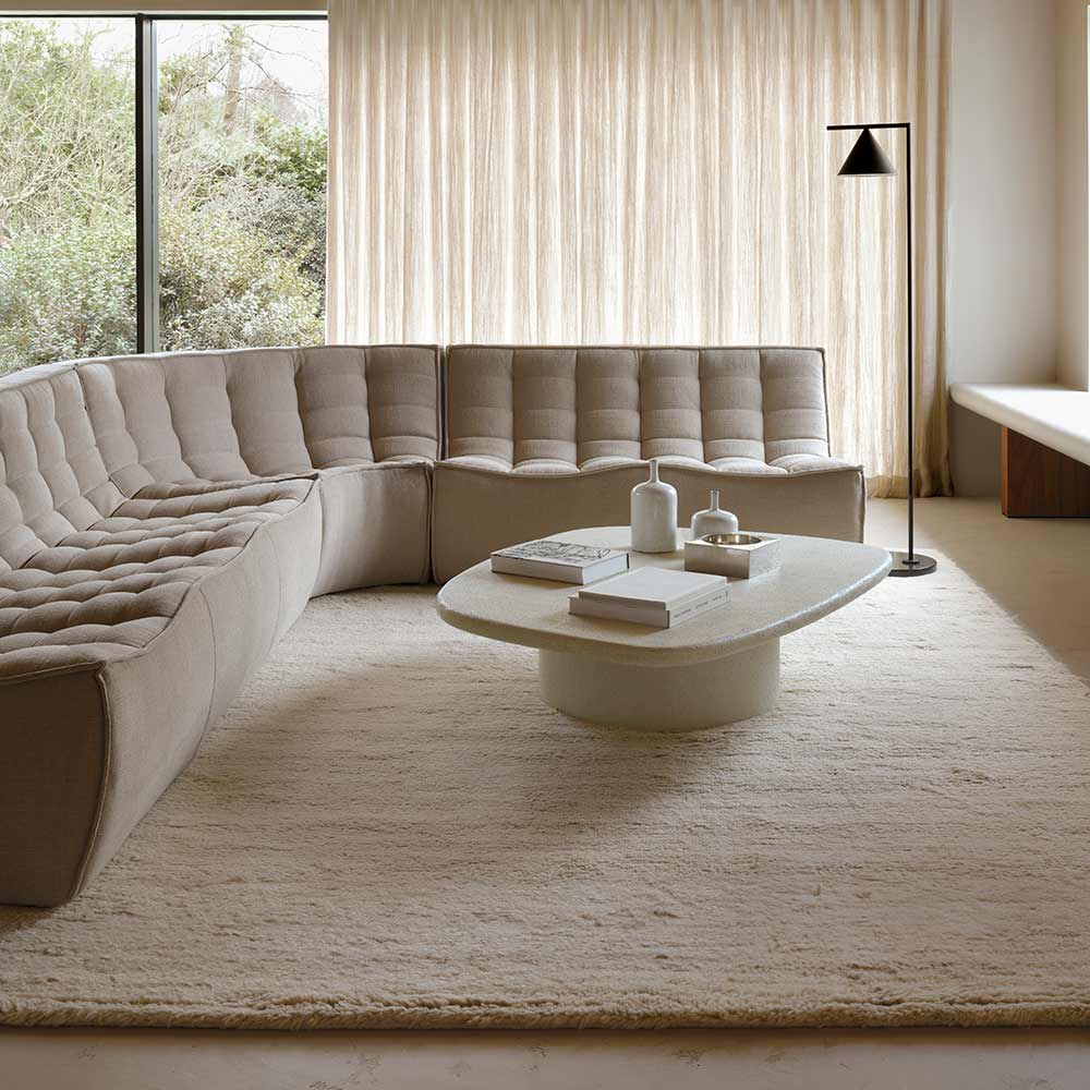 N701 Footstool Modular Sofa - Ecru