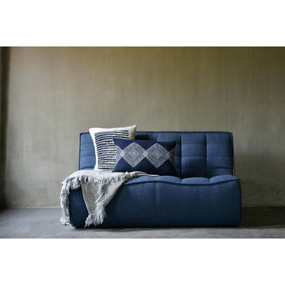 N701 Round Corner Modular Sofa - Blue