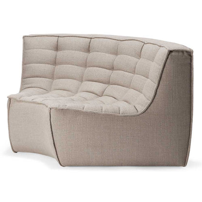 N701 Round Corner Modular Sofa - Beige