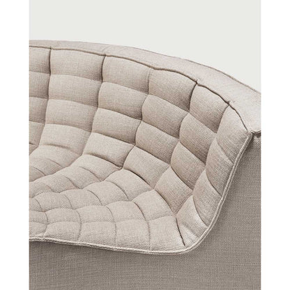 N701 Round Corner Modular Sofa - Beige