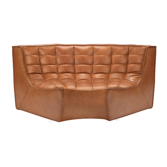 N701 Round Corner Modular Sofa - Old Saddle