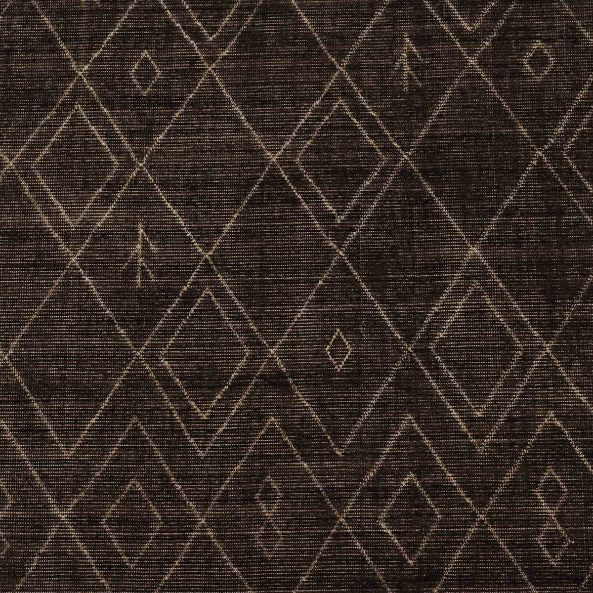 Nador Moroccan Hand Knotted Rug - Nador Espresso