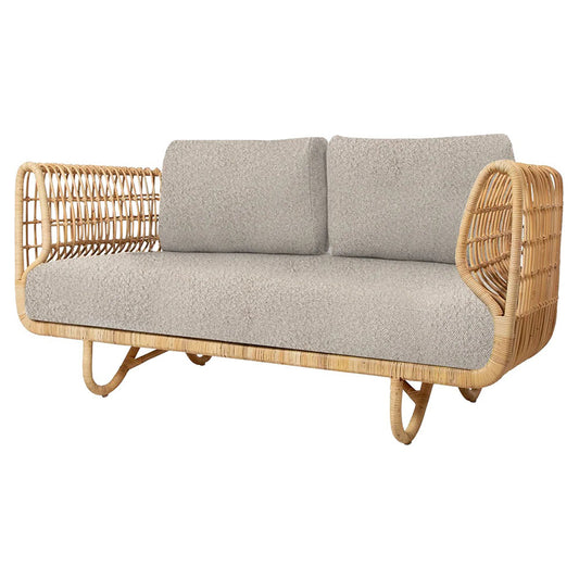 Nest 2 Seater Sofa - Light Brown Scent Cushions