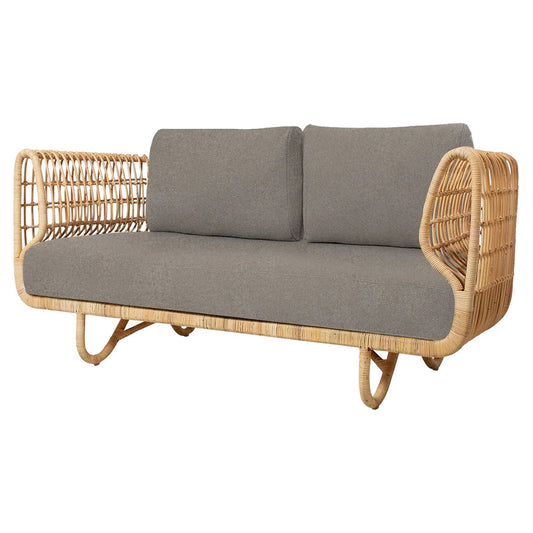Nest 2 Seater Sofa - Light Brown Zen Cushions