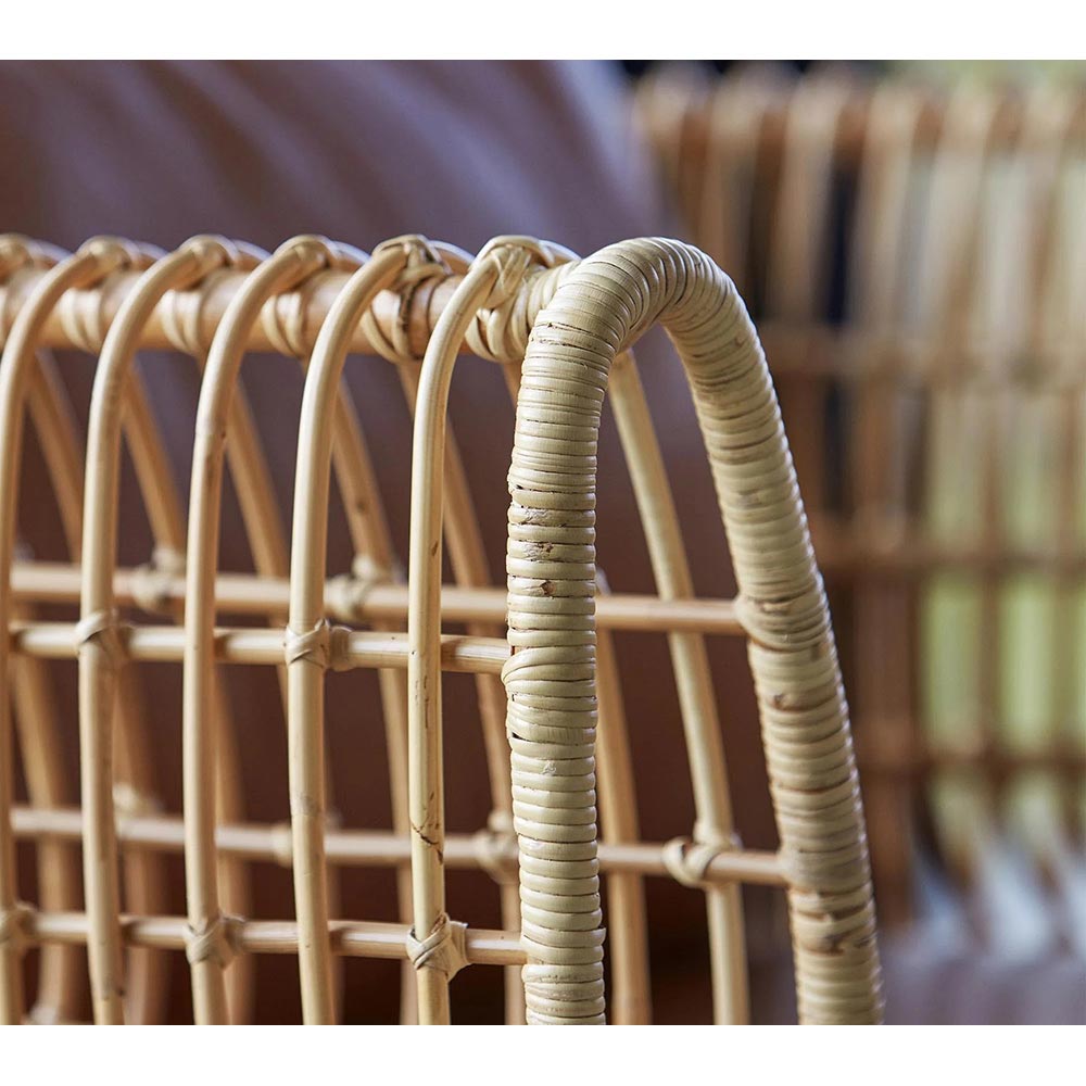 Nest Lounge Chair - White Cushions