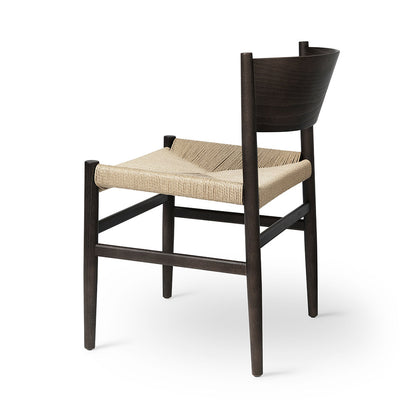 Nestor Dining Chair - Natural Paper Cord Seat, Sirka Gray Beech