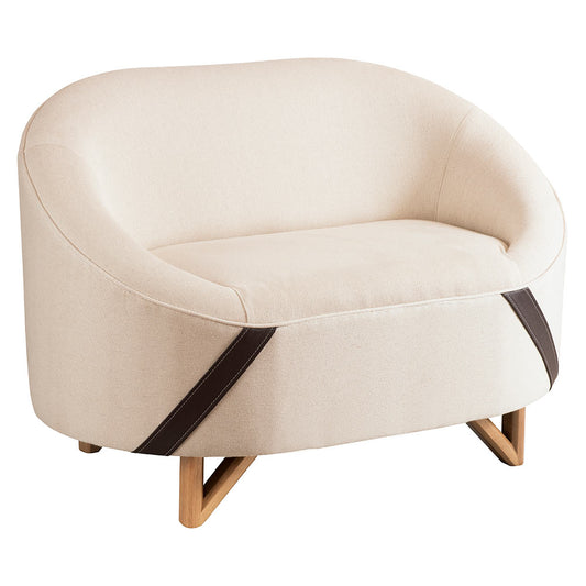 Nidus Lounge Chair- Wood Feet