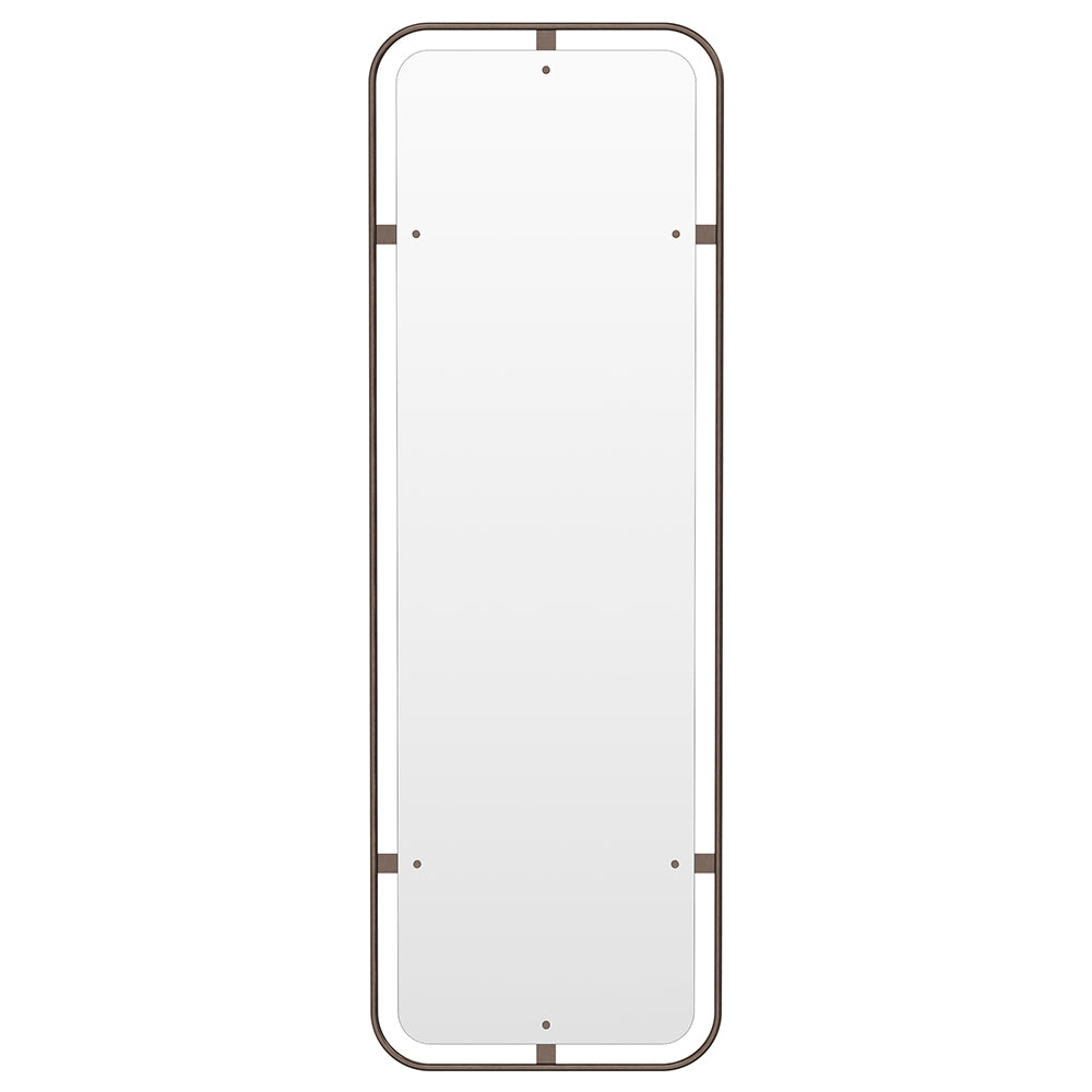 Nimbus Rectangular Mirror - Bronzed Brass