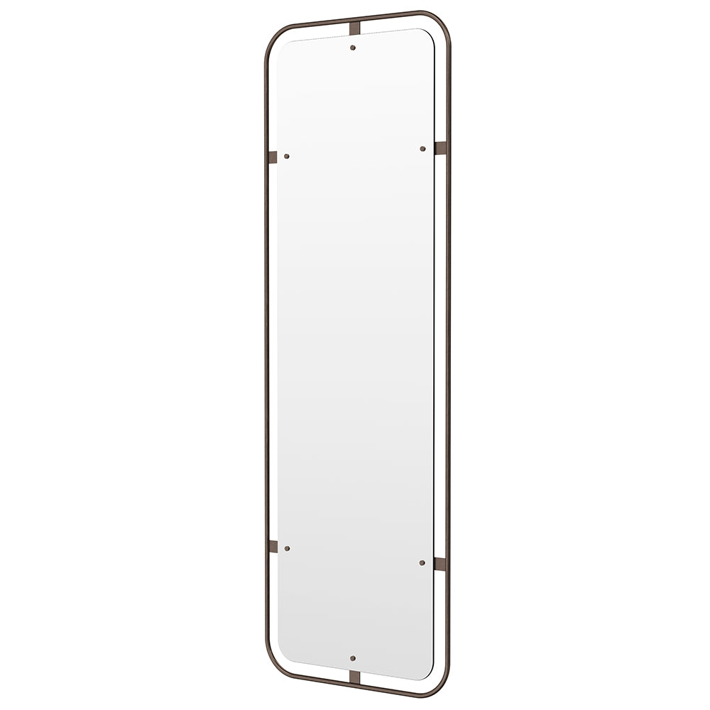 Nimbus Rectangular Mirror - Bronzed Brass