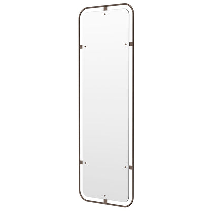 Nimbus Rectangular Mirror - Bronzed Brass