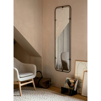Nimbus Rectangular Mirror - Bronzed Brass