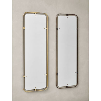 Nimbus Rectangular Mirror - Bronzed Brass
