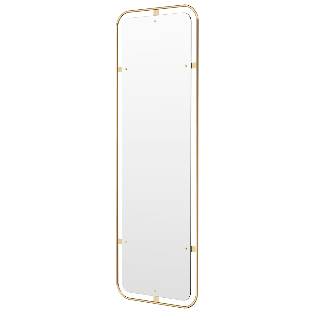 Nimbus Rectangular Mirror - Polished Brass