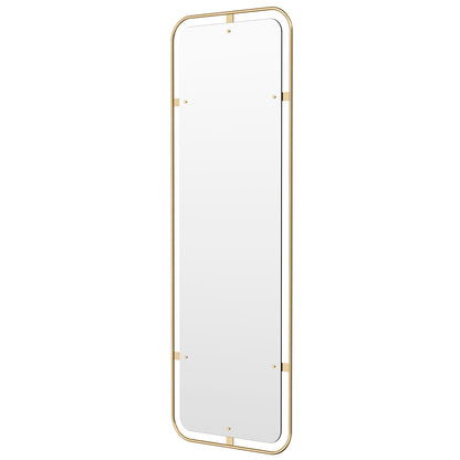 Nimbus Rectangular Mirror - Polished Brass
