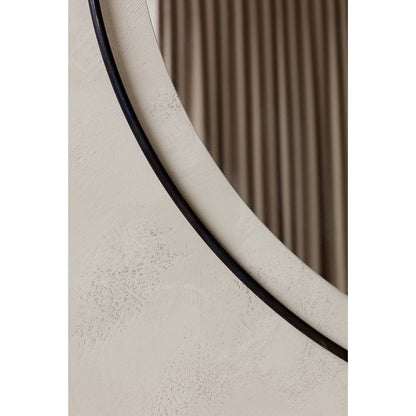 Nimbus Round Mirror - Bronzed Brass