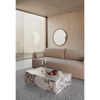 Nimbus Round Mirror - Bronzed Brass