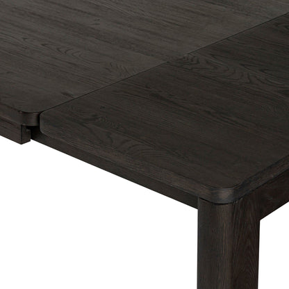 Noeline Extension Dining Table - Smoked Black Resawn Oak