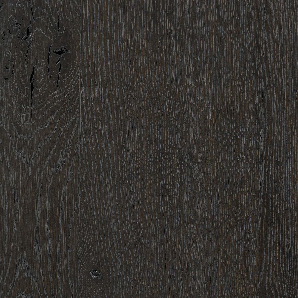 Noeline Wide Bookcase - Smoked Black Oak