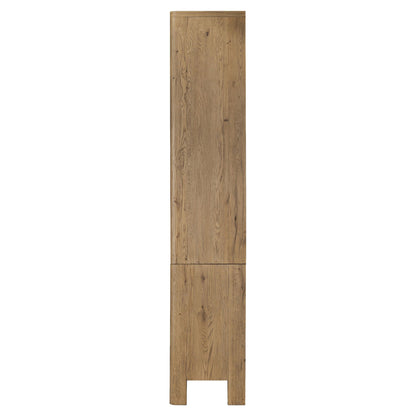 Noeline Wide Bookcase - Worn Oak