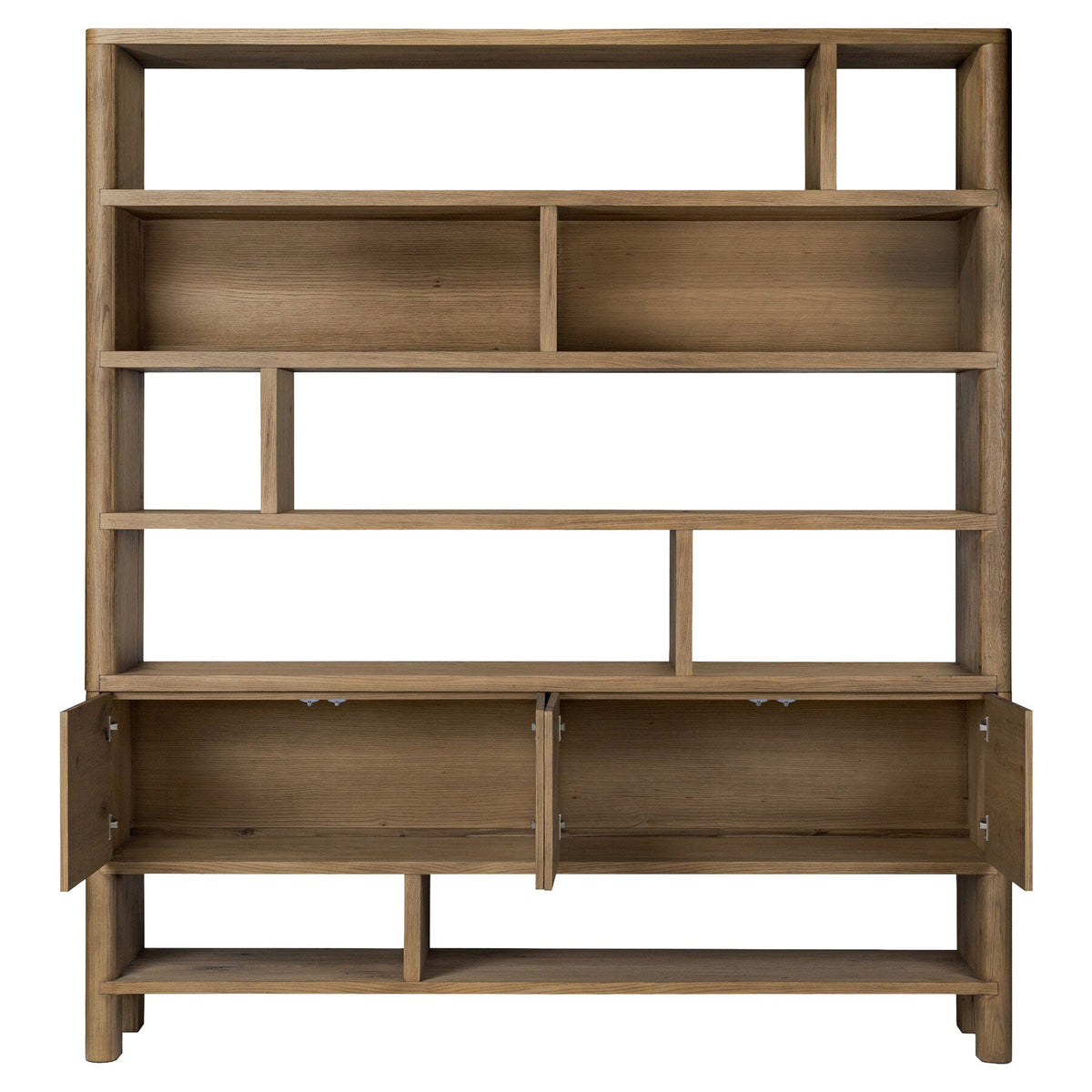 Noeline Wide Bookcase - Worn Oak