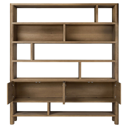 Noeline Wide Bookcase - Worn Oak