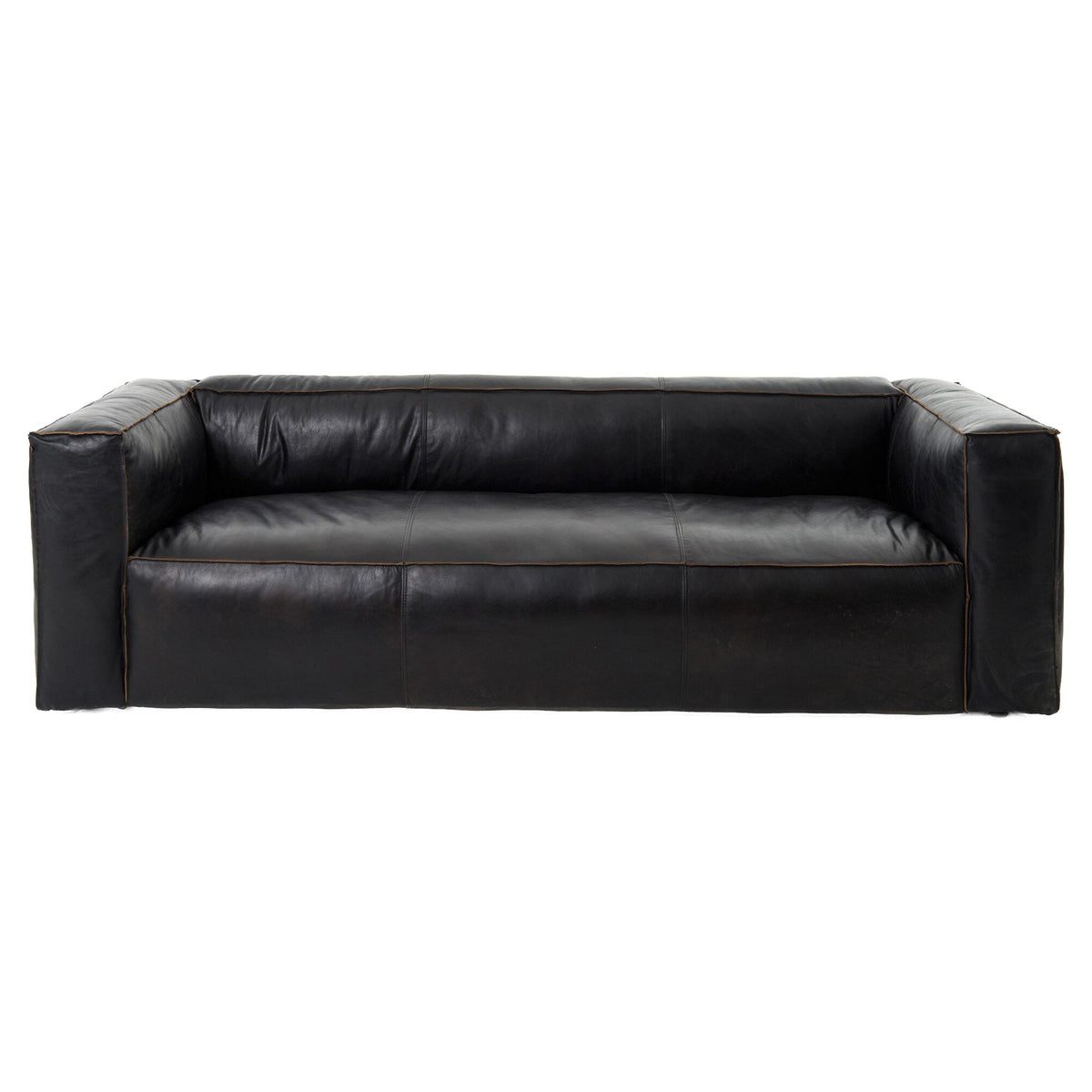 Nolita Reverse Stitch Sofa - Rider Black