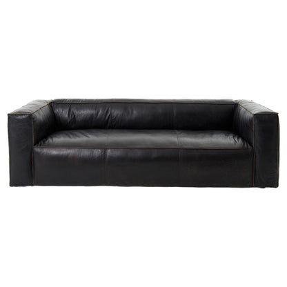 Nolita Reverse Stitch Sofa - Rider Black