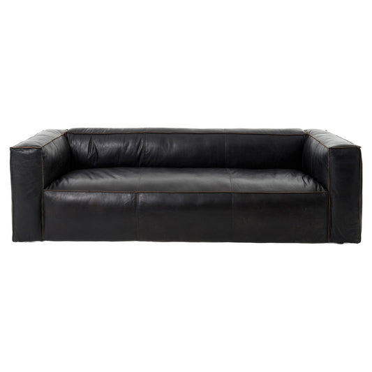 Nolita Reverse Stitch Sofa - Rider Black
