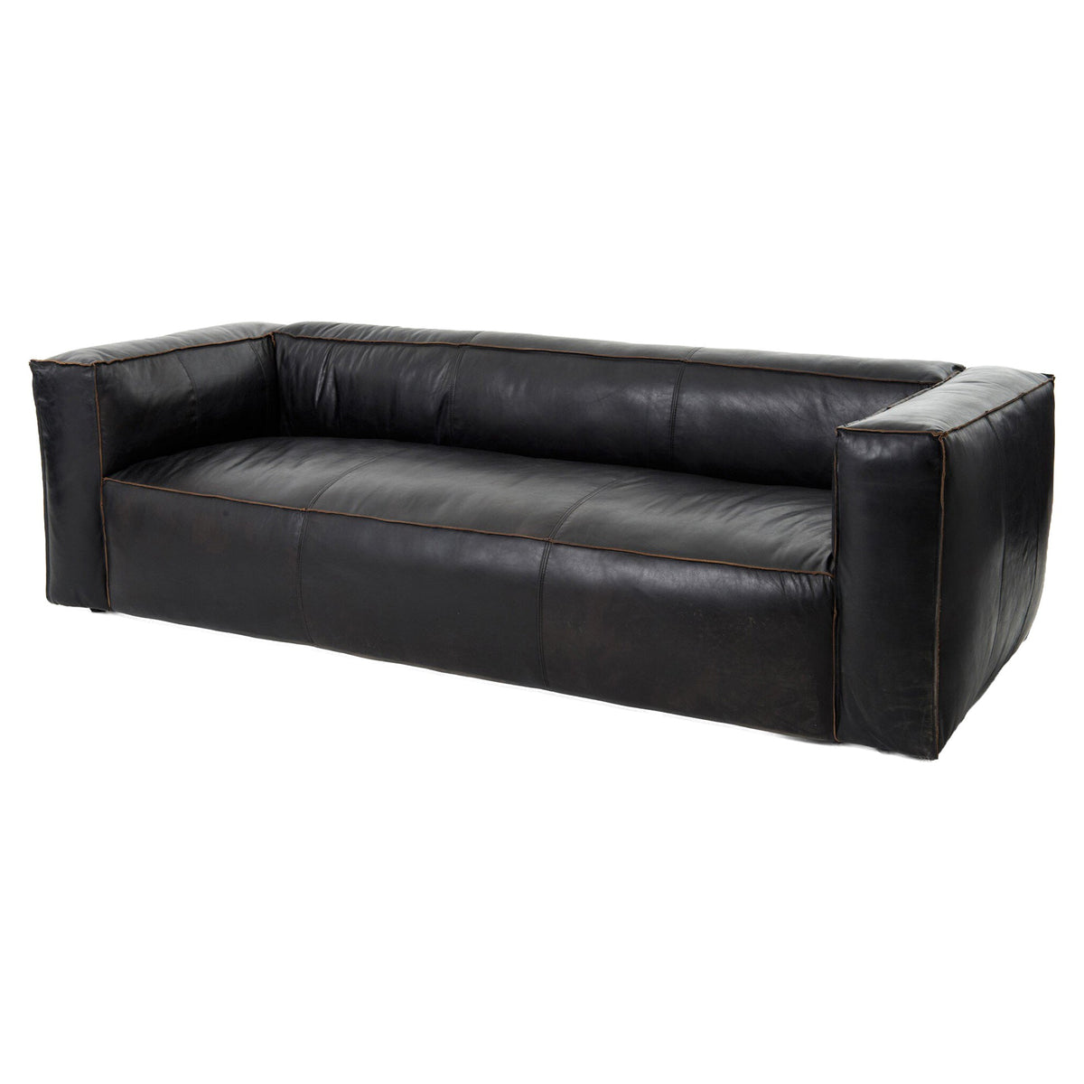 Nolita Reverse Stitch Sofa - Rider Black