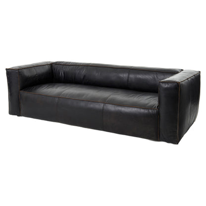 Nolita Reverse Stitch Sofa - Rider Black