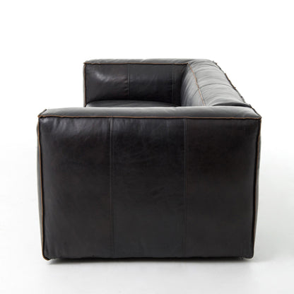 Nolita Reverse Stitch Sofa - Rider Black