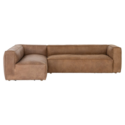 Nolita Sectional - Natural Washed Sand - Left Chaise