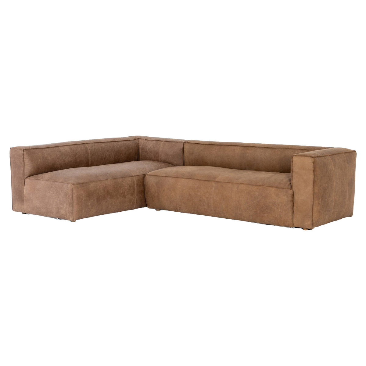 Nolita Sectional - Natural Washed Sand - Left Chaise