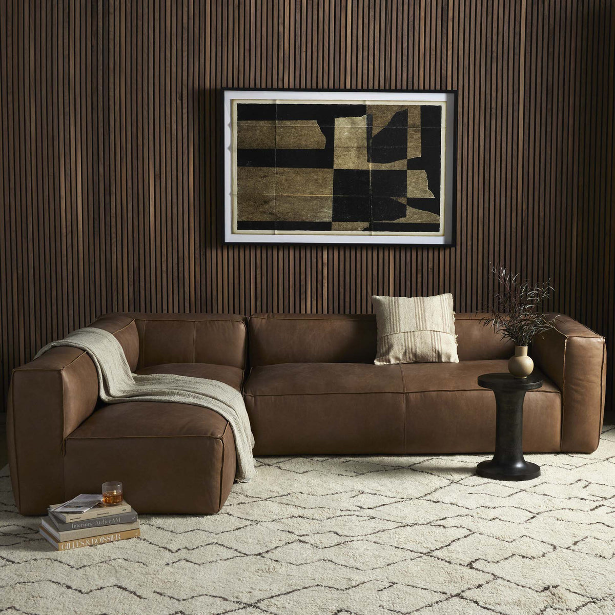 Nolita Sectional - Natural Washed Sand - Left Chaise