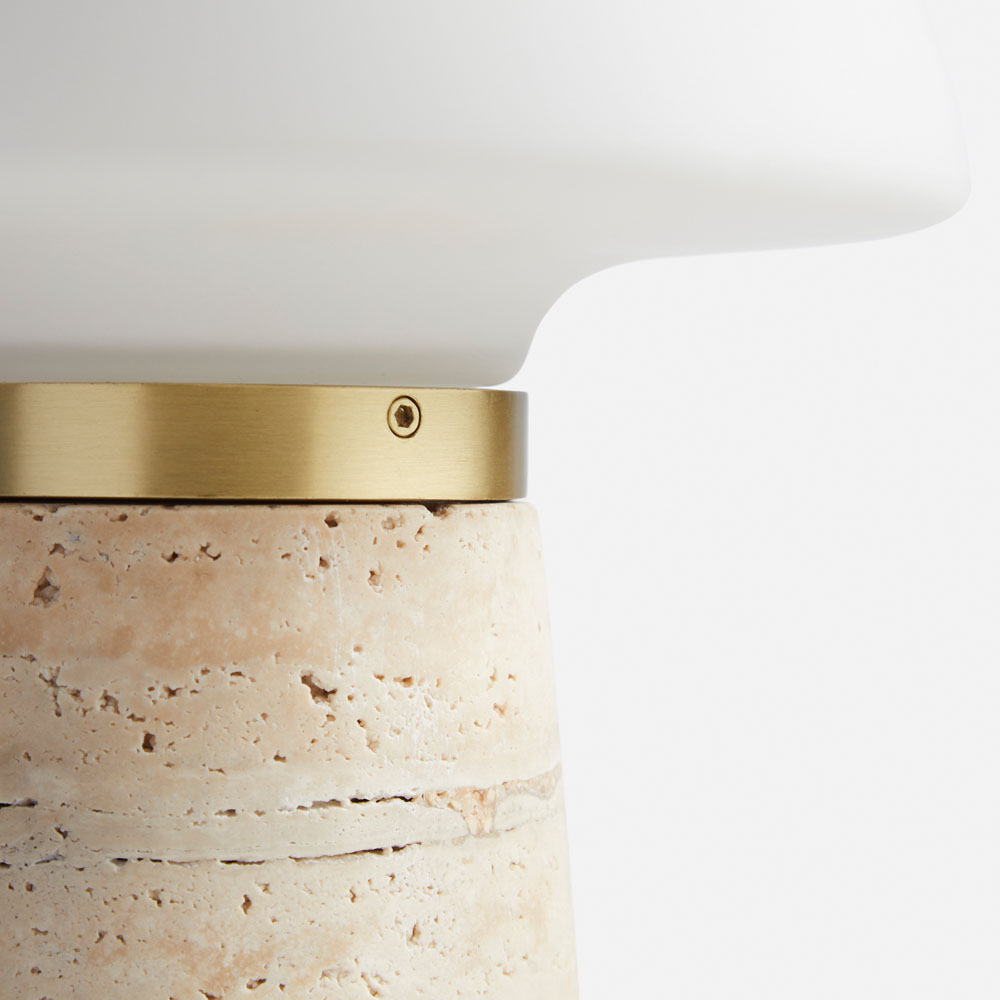 Nova Table Lamp - Travertine