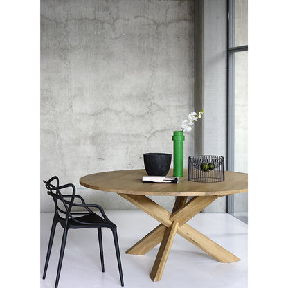 Oak Circle dining table