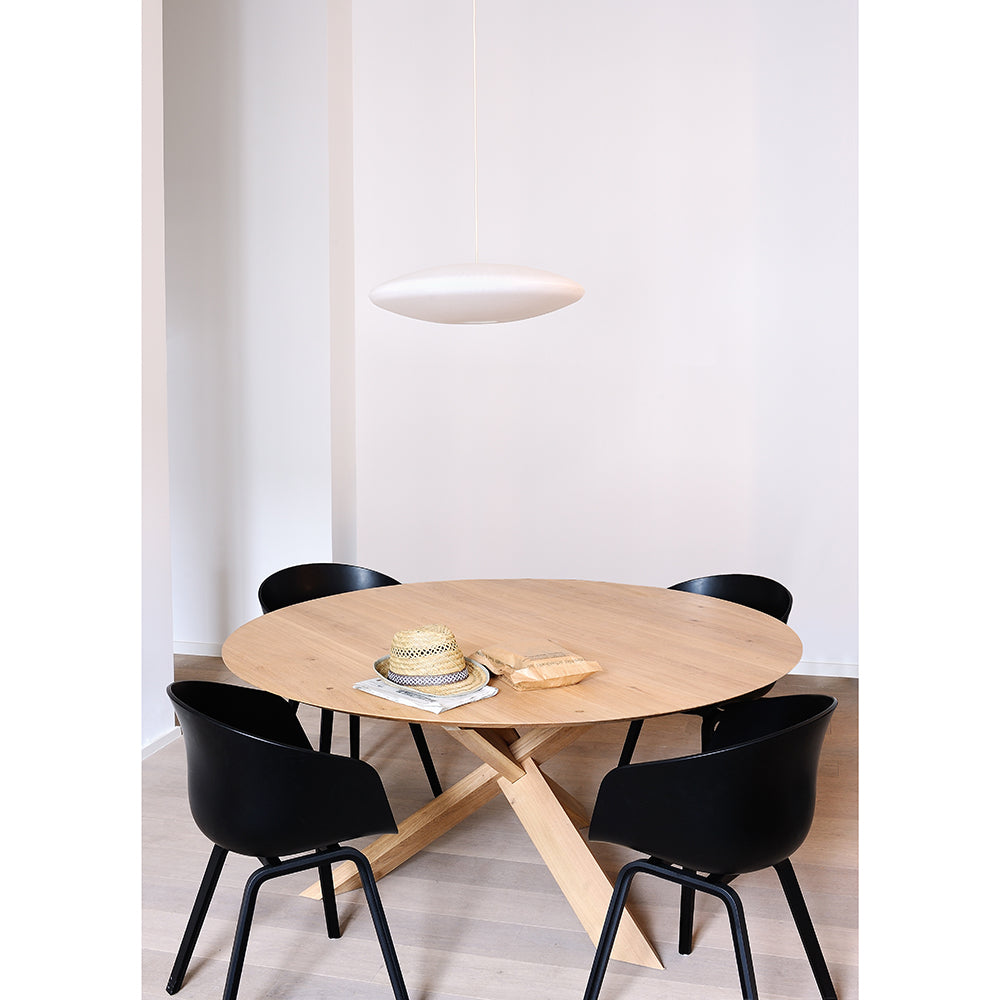 Oak Circle dining table