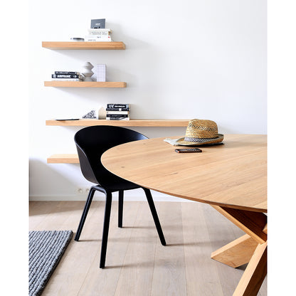 Oak Circle dining table