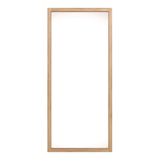 Oak Light Frame mirror tall