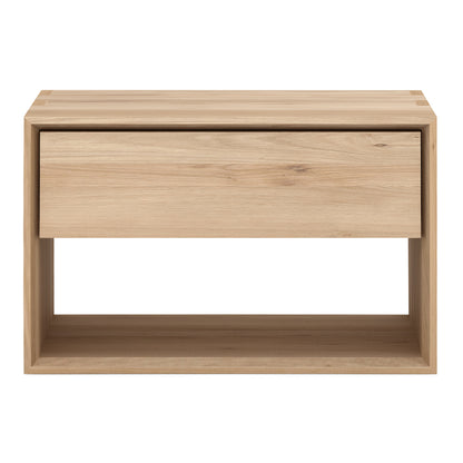 Oak Nordic II bedside table - 1 drawer