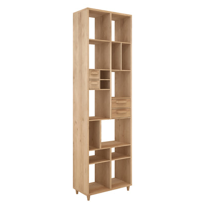 Oak Pirouette rack - 4 drawers
