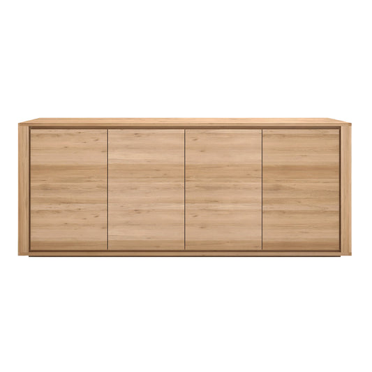 Oak Shadow sideboard - 4 doors
