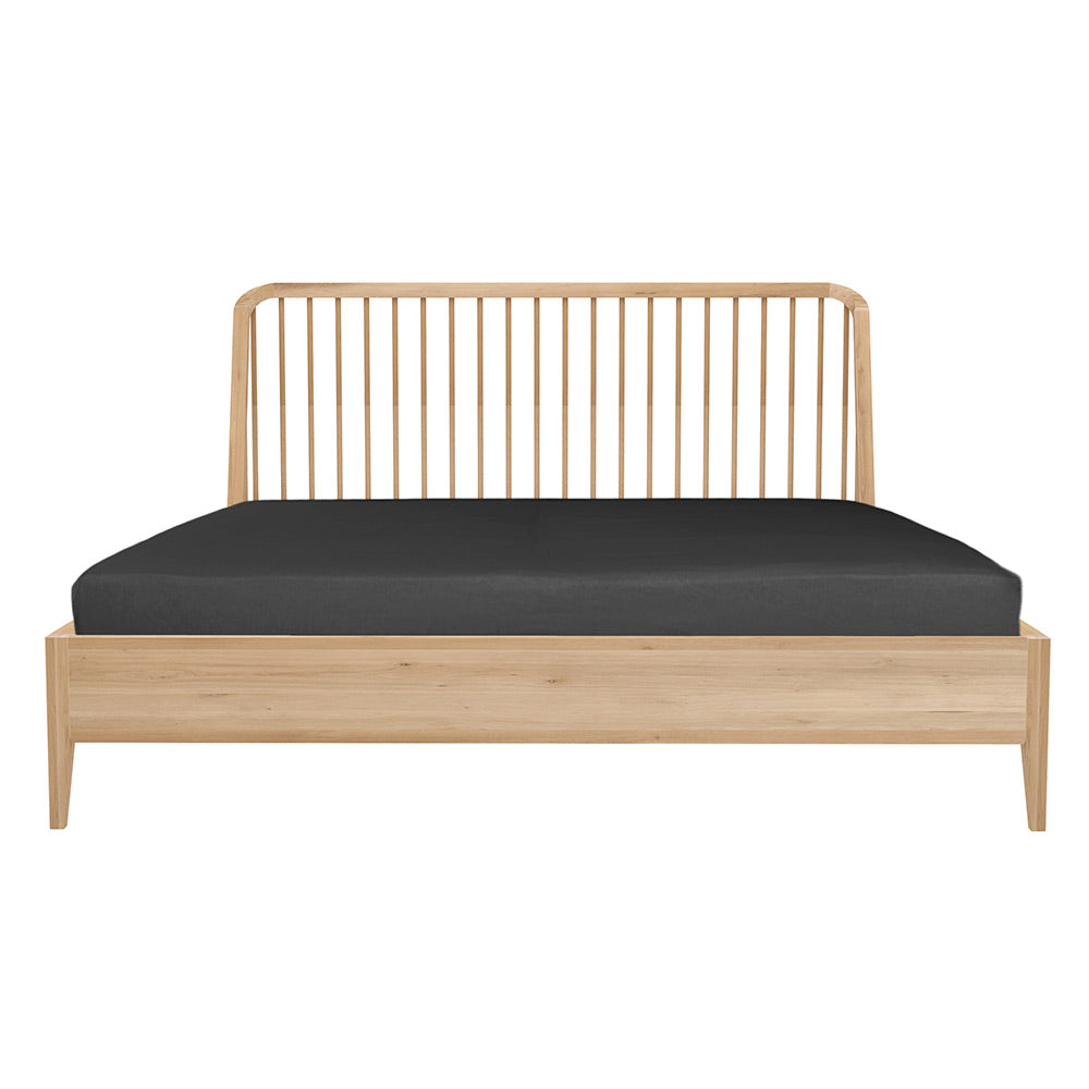 Spindle Bed - Oak