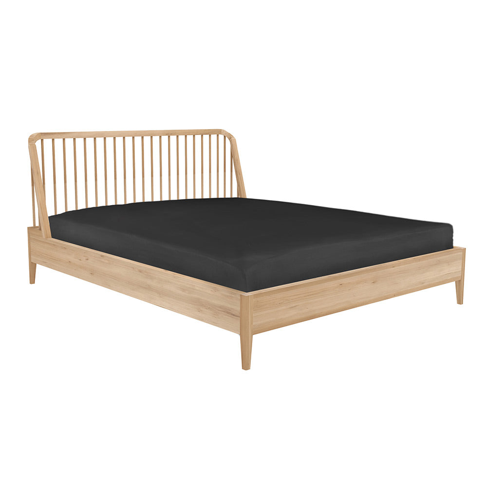 Spindle Bed - Oak