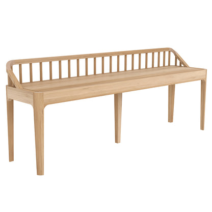 Spindle Bench - Oak