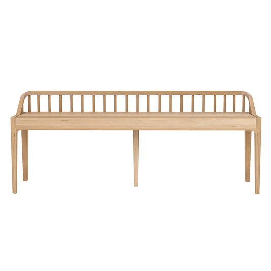 Spindle Bench - Oak