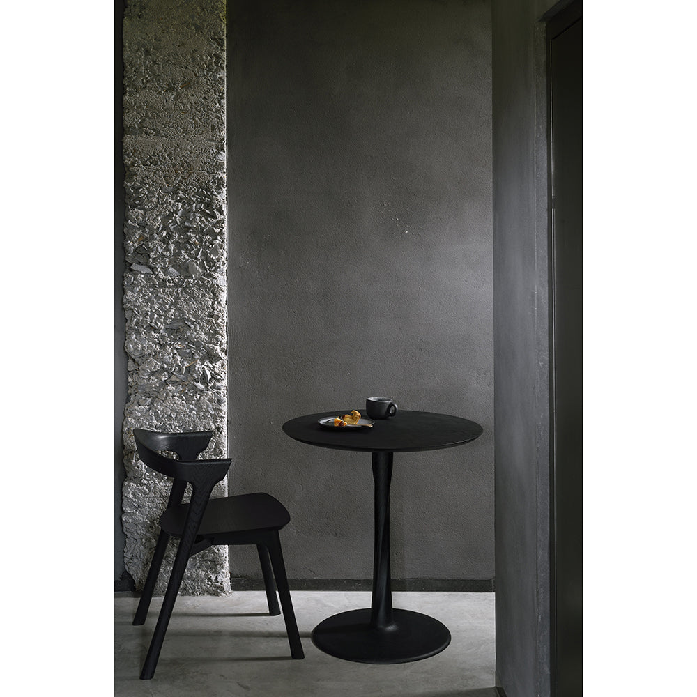 Torsion Dining Table - Black Oak